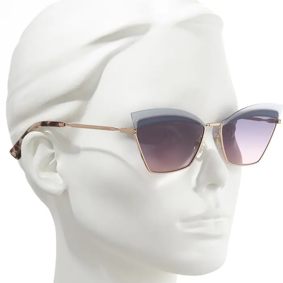 Valentino 60mm Cat Eye Sunglasses